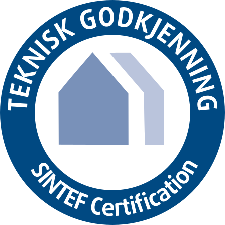 Logo av Sintef sertifsering